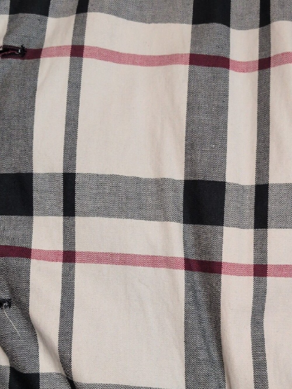 Pendleton women's reversible Black Trench Coat with Plaid Trim and Hat M - Picture 7 of 12
